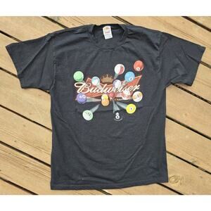 Budweiser (Fruit Of The Loom) - King Of Beers Pool Billiards T-Shirt Y2K 2006